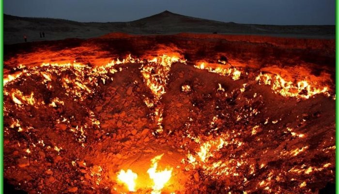 Gas crater Darvaza. - The crater Darvaza, Turkmenistan, Video, Longpost