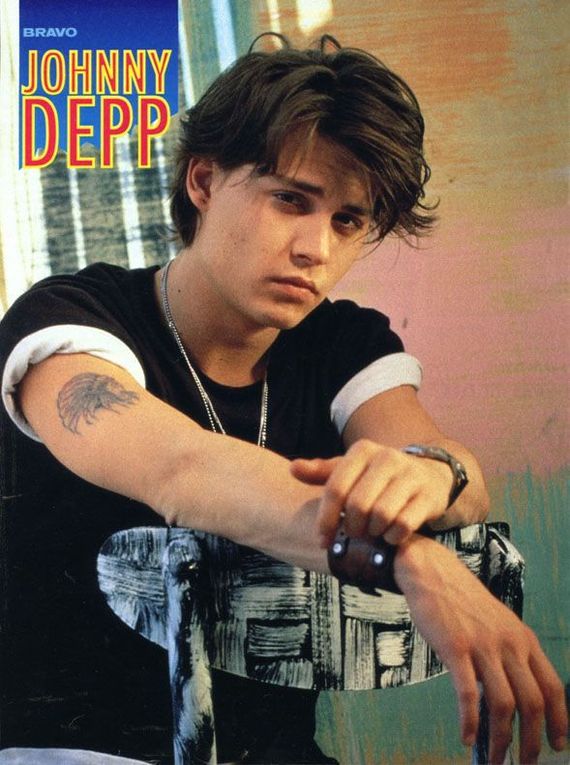 Depp sends you greetings from the 80s - Johnny Depp, Male beauty, Men, Guys, Actors and actresses, Celebrities, Playgirl, Girls, GIF, Longpost, beauty