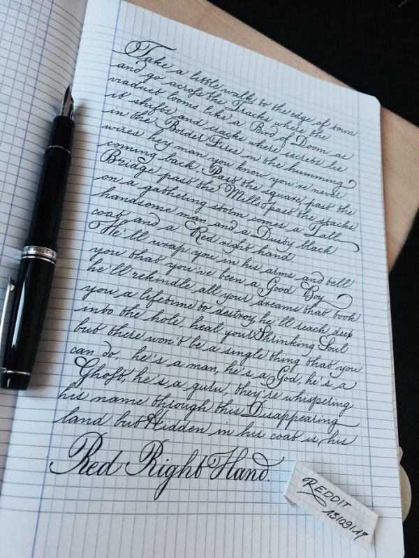 People write. - Handwriting, Calligraphy, Longpost