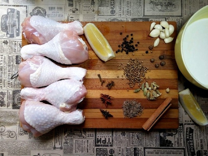 Chicken garam masala - My, Food, Recipe, Hen, Spices, Cooking, Longpost