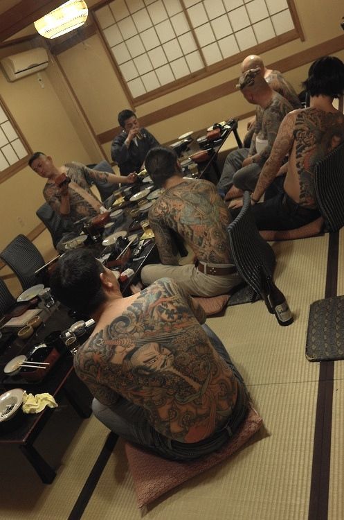 Businessmen on vacation - Tattoo, , Yakuza, 