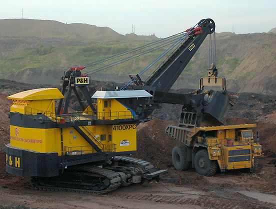 Career excavator and Belaz. Comparison - Excavator, BelAZ, The size, Comparison, Continuation