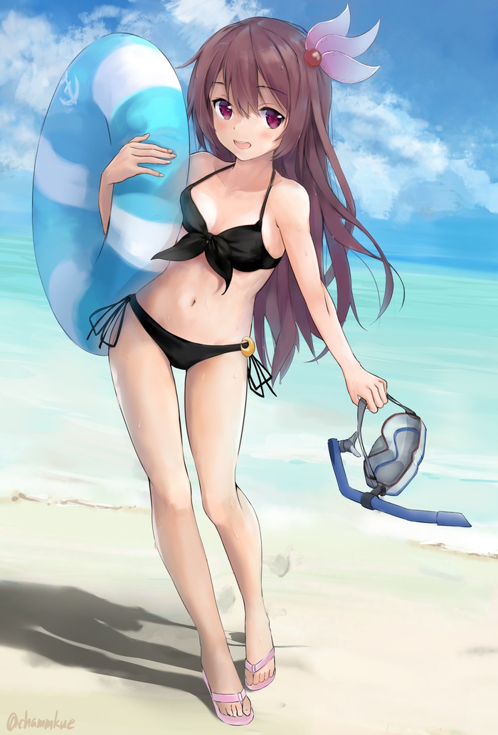 Anime skull bikini