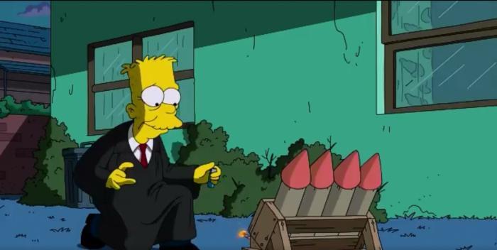 The Simpsons showed the last minutes of the life of the main characters - The Simpsons, Cartoons