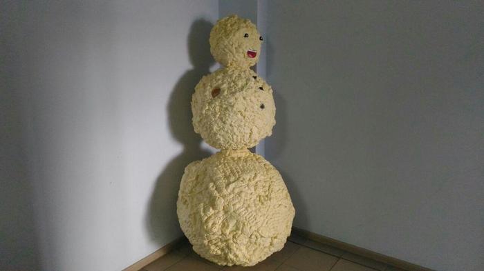 Joyful snowman: - My, snowman, Polyurethane foam, My, Smile, 