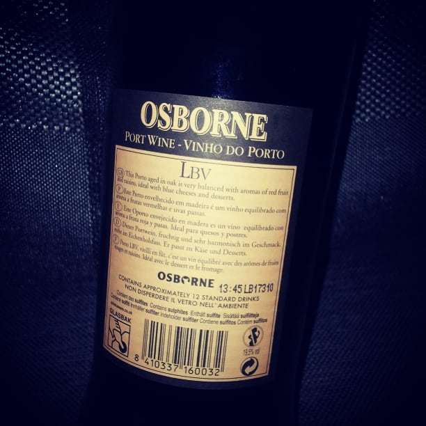 Osborne Porto Late Bottled Vintage 2011 - Моё, Португалия, Портвейн, Красный, Вино