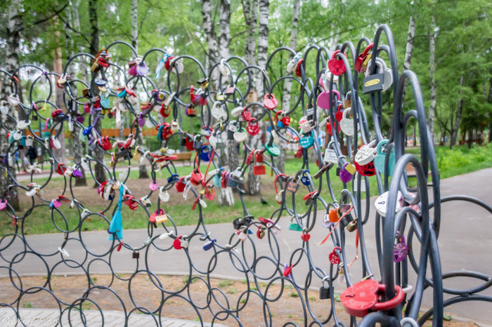 Wall of Love in the park. Uritsky. - My, Uritsky, The park, Love, Castle of Love, Symbol, Wall, Longpost, Symbols and symbols