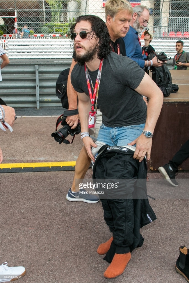 Keith, Nikolai and Liam in Formula 1 in Monaco - Game of Thrones, The photo, Longpost, Kit Harington, Nikolai Koster-Waldau, Liam Cunningham, Formula 1, Monaco