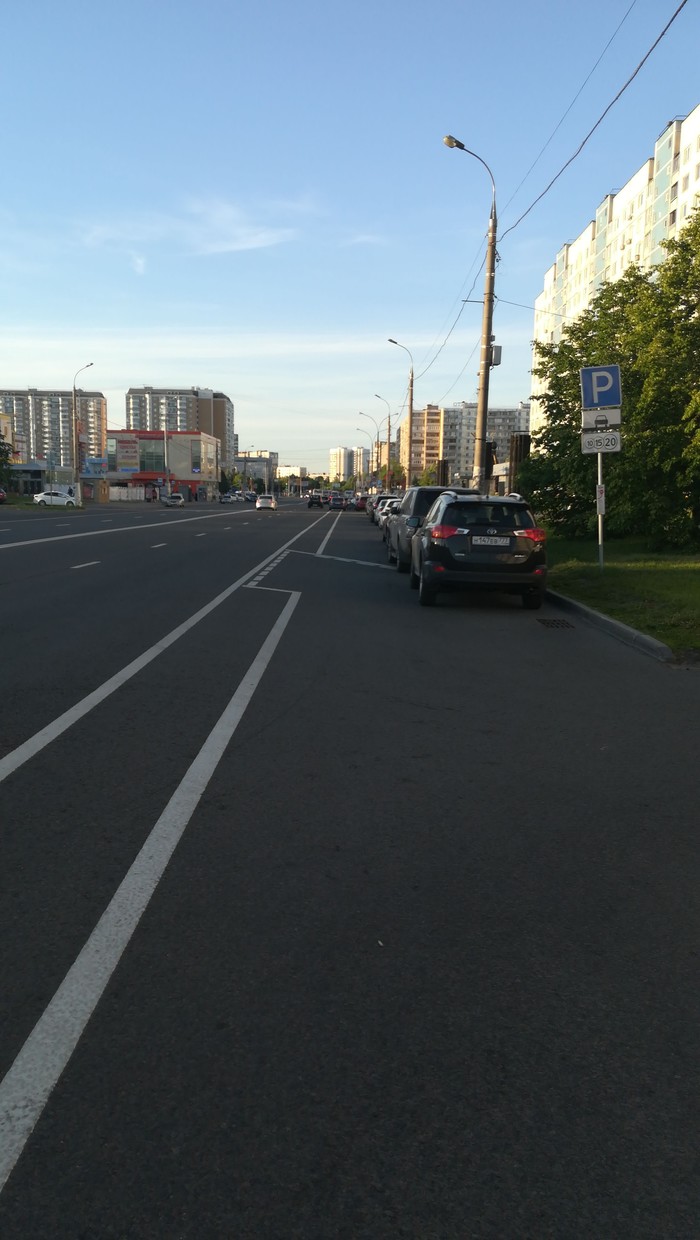 Explain the markup to me - Markup, Moscow, Road, Paid parking