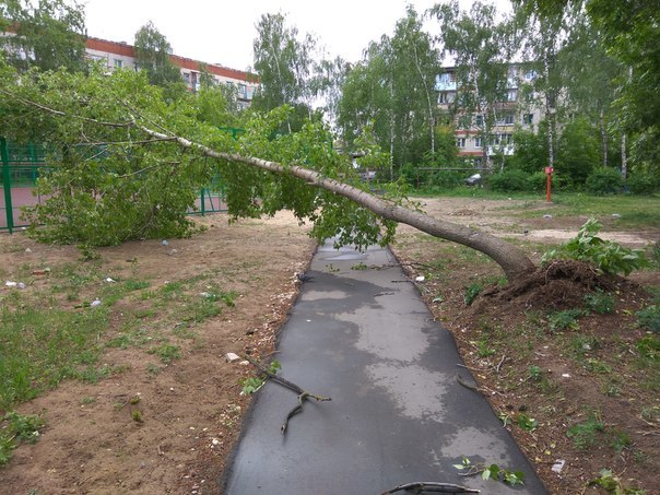 Weather in Dzerzhinsk today - Longpost, Weather, Hurricane, The photo