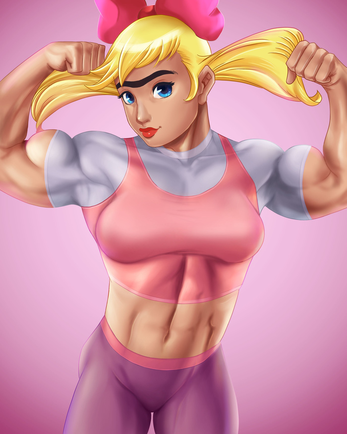 Helga Pataki Turns 21 gym version - , Art, Strong girl, Sleep-Sleep, Bodybuilders, Helga Pataki, Hey, Arnold, Body-building