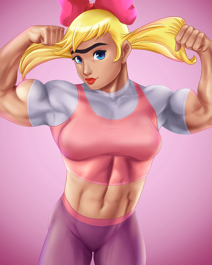 Helga Pataki Turns 21 gym version - Dirtytimesx, Арт, Крепкая девушка, Сну-Сну, Бодибилдеры, Хельга Патаки, Эй арнольд, Бодибилдинг