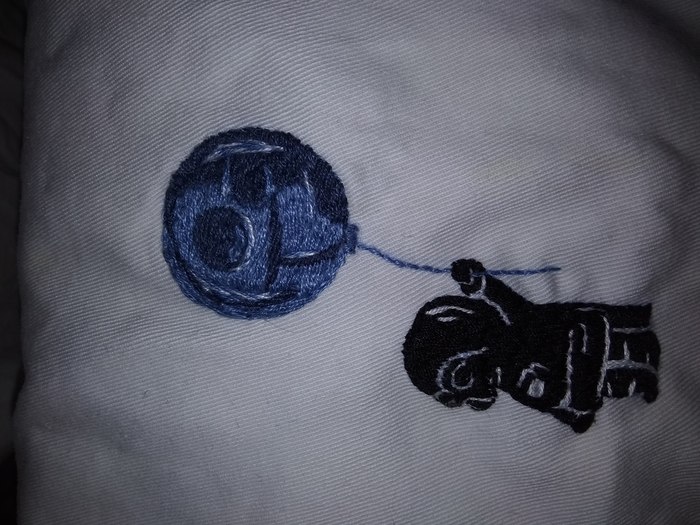 Embroidery - My, Needlework without process, Friday tag is mine, Star Wars, Satin stitch embroidery, Longpost