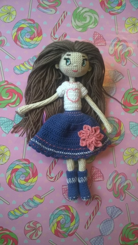 crochet doll) - Needlework without process, Doll, Knitting, Needlework, With your own hands, Amigurumi, Fairytale Patrol, Permian, Longpost