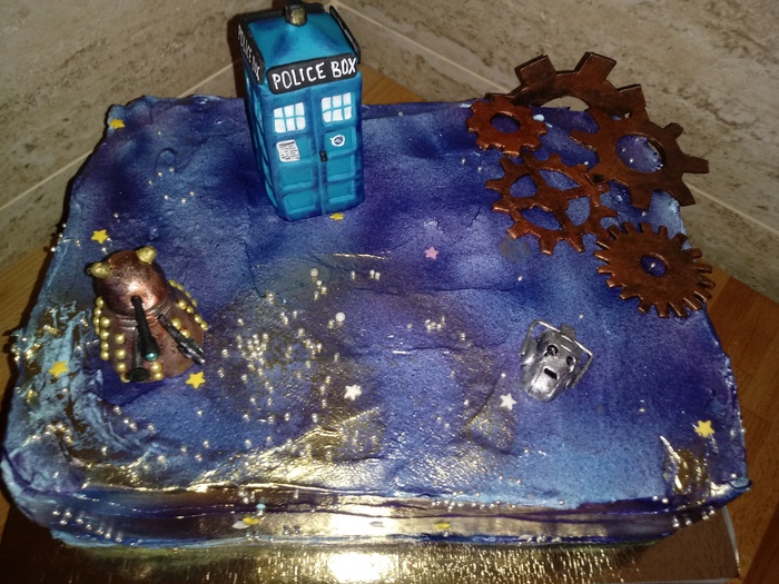 People know how - Cake, Daleks, TARDIS, Doctor Who, , Friends, Longpost, Craftsmanship