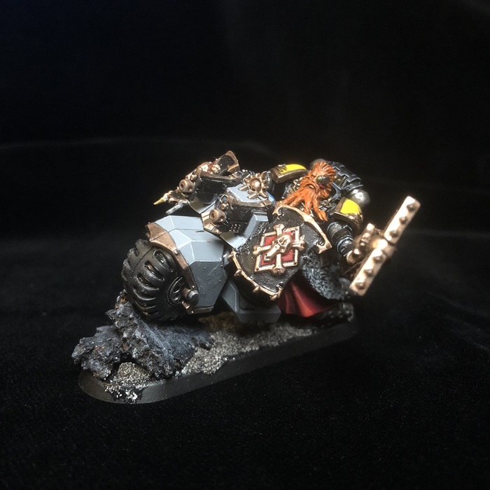 Wolf Priest on bike Wh miniatures, Space wolves, Adeptus Astartes, Wolf priest,  , 