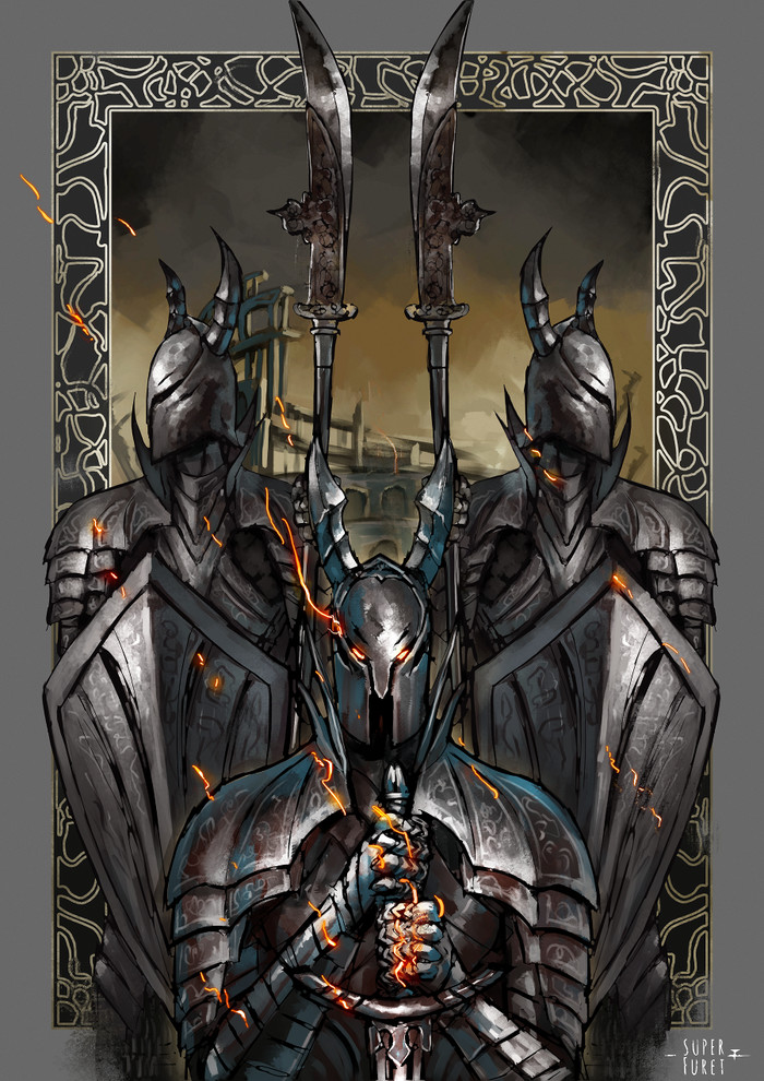 Black Knights of Gwyn - Dark souls, Black Knight