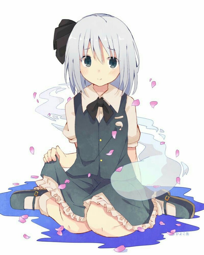 Anime Art by tamagogayu1998 - Anime Art, Аниме, Konpaku Youmu, Touhou, Tamagogayu1998