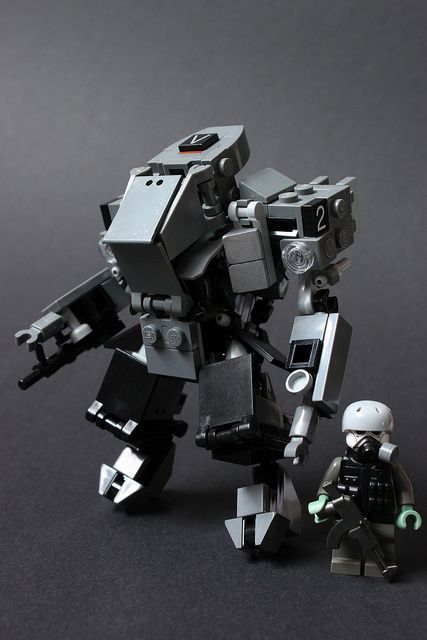 Lego mech - Lego, Mech, The photo, Longpost, Fur