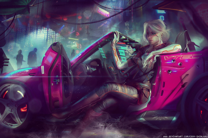 Ciri - Art, CD Projekt, Cyberpunk 2077, Witcher, Ciri