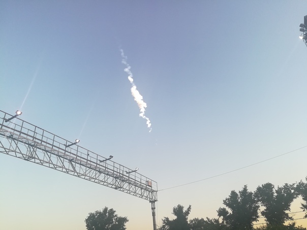 The fall of a meteorite in the Lipetsk region. - Meteorite, Lipetsk, Lipetsk region, , Video, Longpost