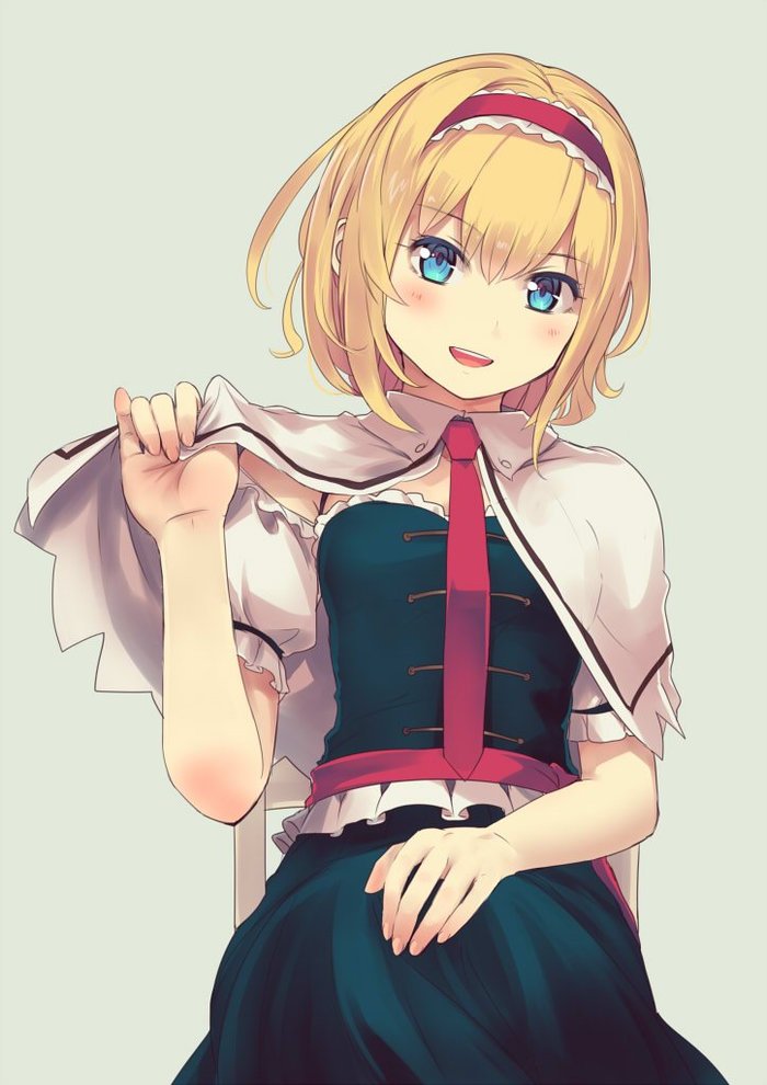 Alice , Anime Art, Touhou, Alice Margatroid, Culter