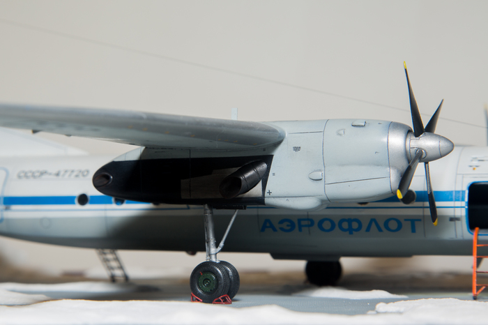 Пластиковая модель самолета Ан-24 от "Amodel" 1/72 Итог | Пикабу