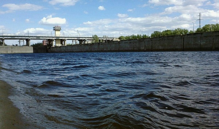 25 and 26 locks in Balakovo - My, Balakovo, Volga, River, Summer, Gateway, The photo, Volga river