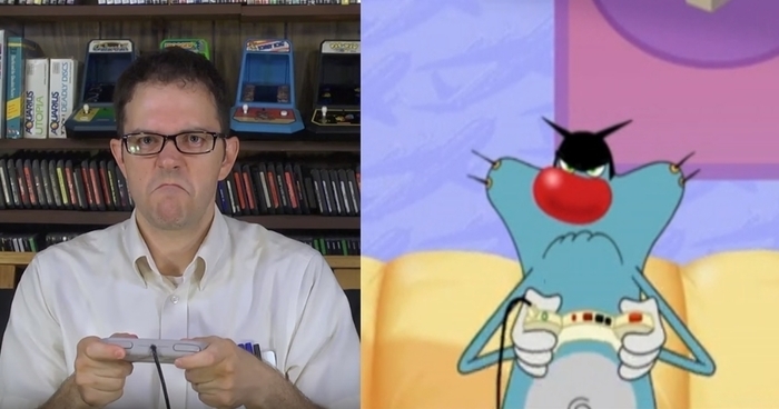 Similar? - Animated series, Gamers, Humor, Auggie and Cucarachi, Auggie and Cockroaches, Avgn