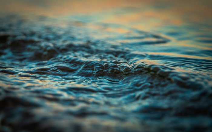 Just water - My, The Gulf of Finland, Leningrad region, Water, Sunset, Evening, Canon 24-70