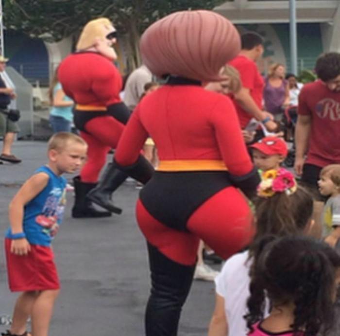 The boy knows what to look for - The photo, Mascot, The Incredibles, Booty, Reddit