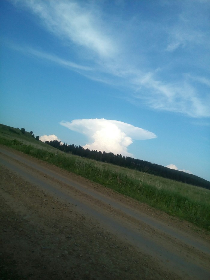 I don't know how to come up with headlines - My, Clouds, The photo, Sky, Nature