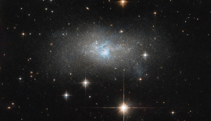 Blue scattering of galaxy IC 4870 - blue, Placer, Galaxy, Black, Hole