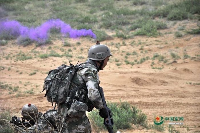 Purple means dead - China, Military training, Teachings, The soldiers, Army