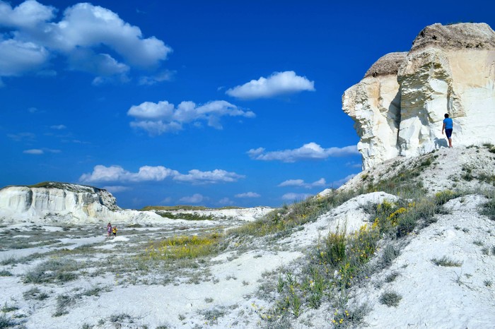 Меловые горы соль илецк фото