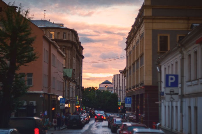 July 7th. Moscow - My, Sunset, The photo, Moscow