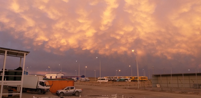 unusual sky - My, , Kazakhstan, , , , Sky, Clouds