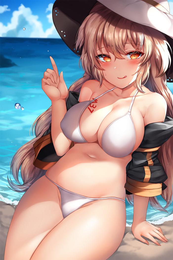 Ithaca m37 - NSFW, Anime, Anime art, Girls frontline, Ithaca m37