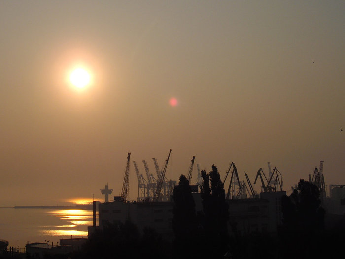 Morning Odessa - My, Odessa, Sea, Port