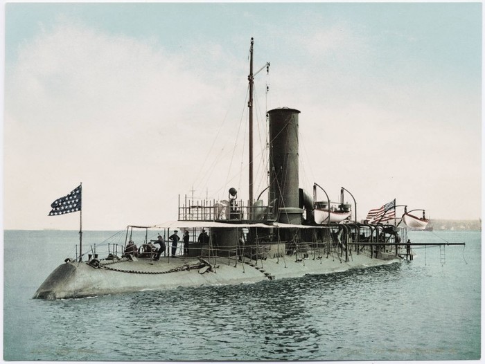American coastal defense ramming ship USS Katahdin - Fleet, Battleship, USA, Story, Ship, Longpost