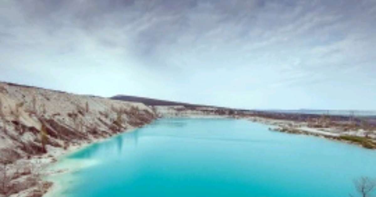 Голубое озеро крым
