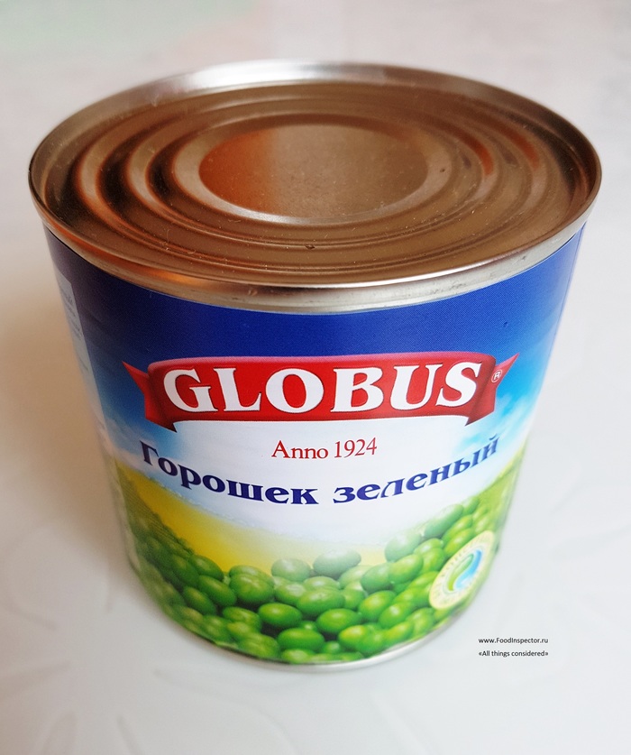 Иду в «Пятерочку» за зеленым горошком «GLOBUS». - Моё, Тестирование продуктов питания, Зеленый горошек, 6 соток, Рекомендации, Foodinspector, Длиннопост, Продукты