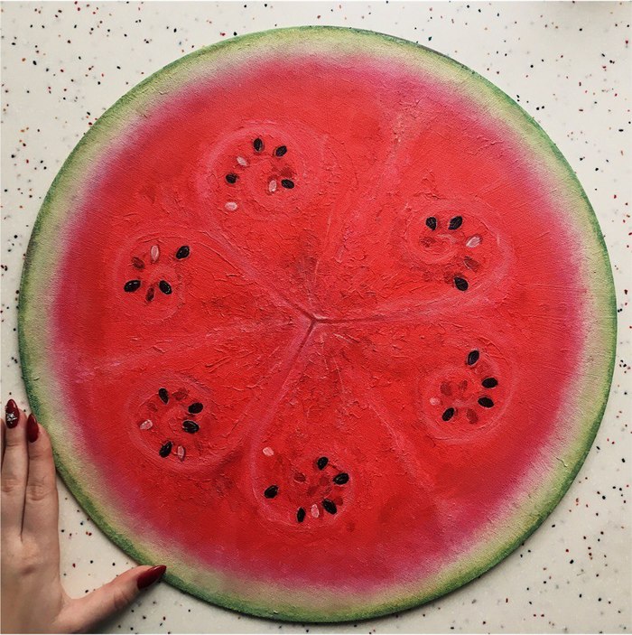 Холст Акрил Арбуз