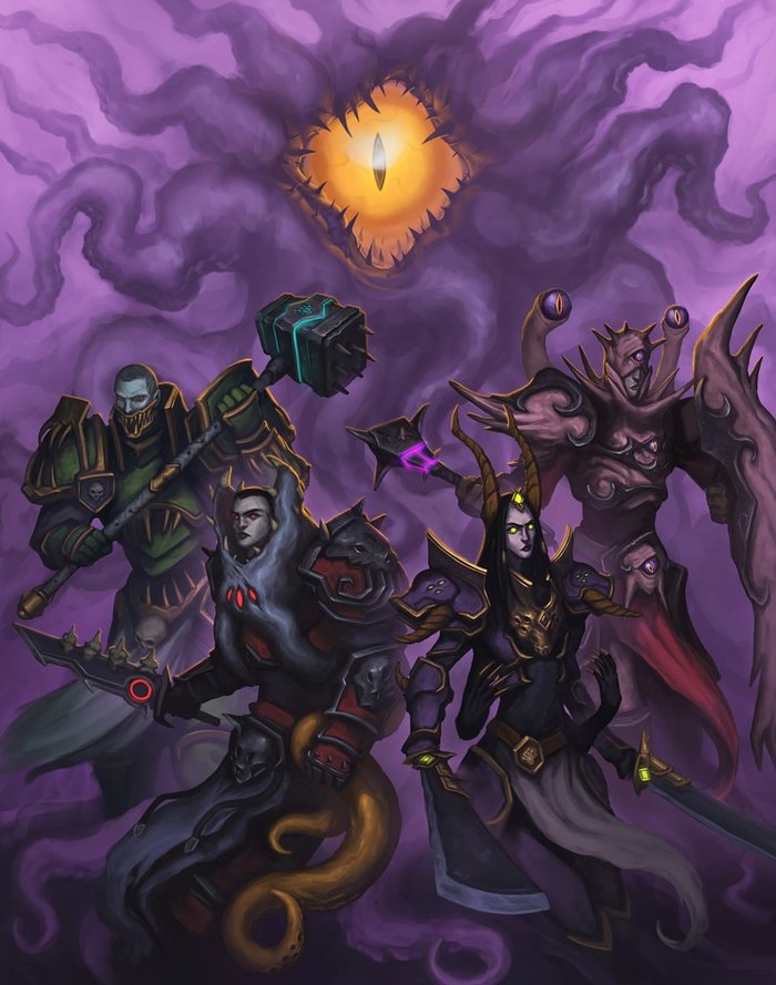 Knights of the Old Gods от художника MyDeads.