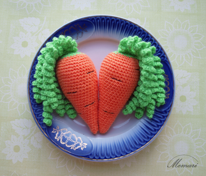 Carrots - My, Knitting, Crochet, Carrot