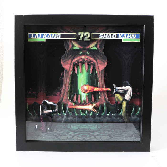 Mortal Kombat diorama - My, My, Diorama, Games, With your own hands, Mortal kombat, Fighting, Nostalgia, Longpost
