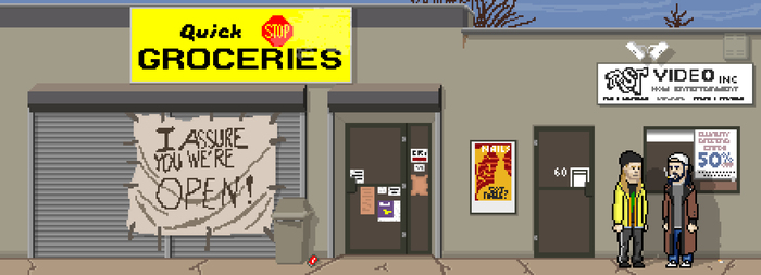 When you watch Kevin Smith and play Punch Club - My, Jay and Silent Bob, Kevin Smith, Clerks, Pixel Art