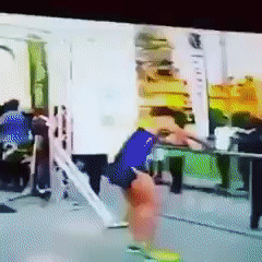 You can not celebrate the victory ahead of time (13 GIFs) - GIF, Fail, Failure, Humor, Stupidity, Moment, Sport, Longpost
