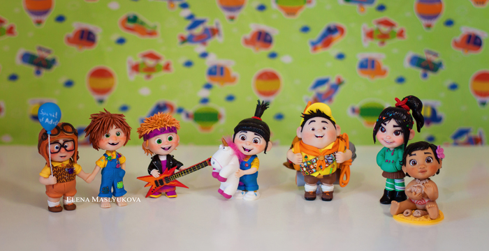Figurines made of polymer clay - My, Figurine, Polymer clay, Polymer clay, , Needlework without process, Party, Figurines