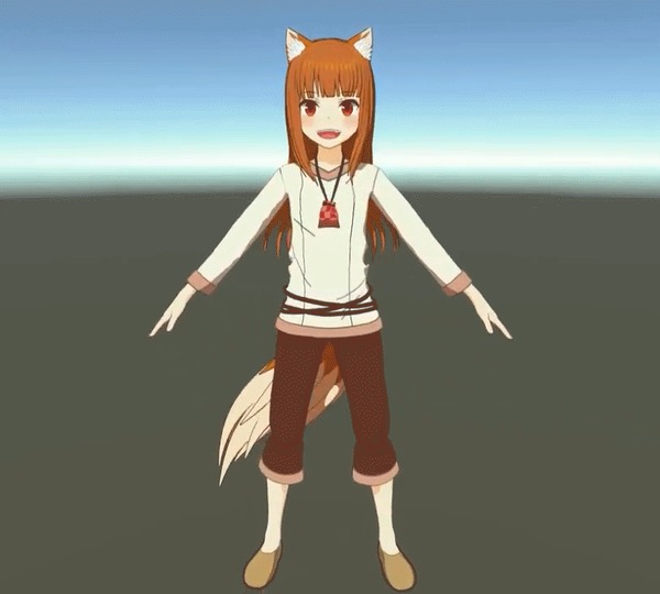 Horo/Holo VR Anime Art, , Spice and Wolf,  , Horo, Holo, 